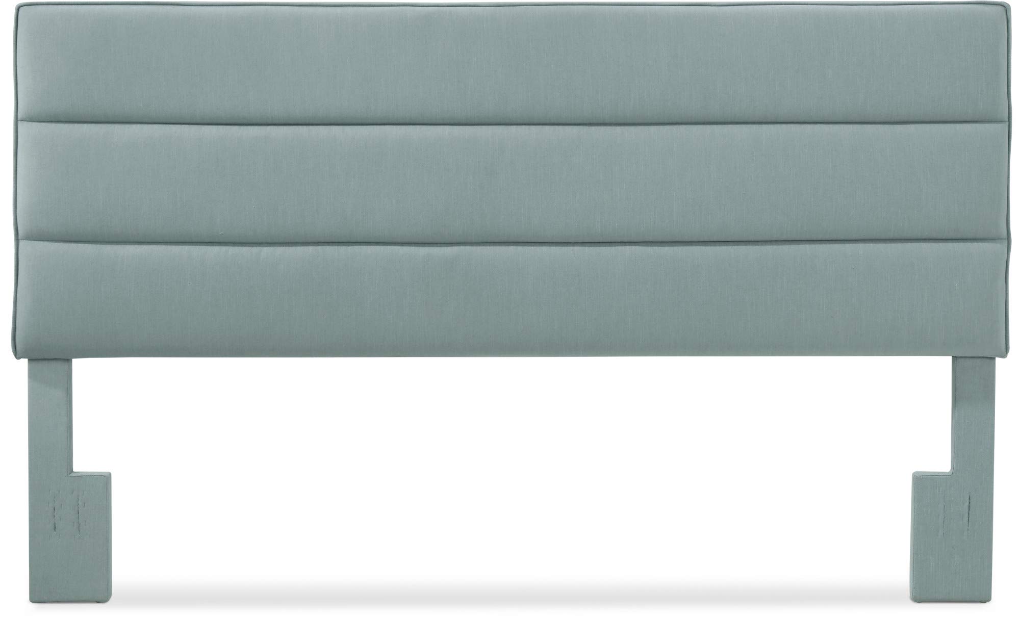 Serta Palisades Collection Upholstered Padded Headboard - Modern Tufted Design with Soft Linen-Textured Fabric, Eastern King Size, Navy Blue - Perfect for Master Bedroom Decor & Luxury Bed Frame Enhancement