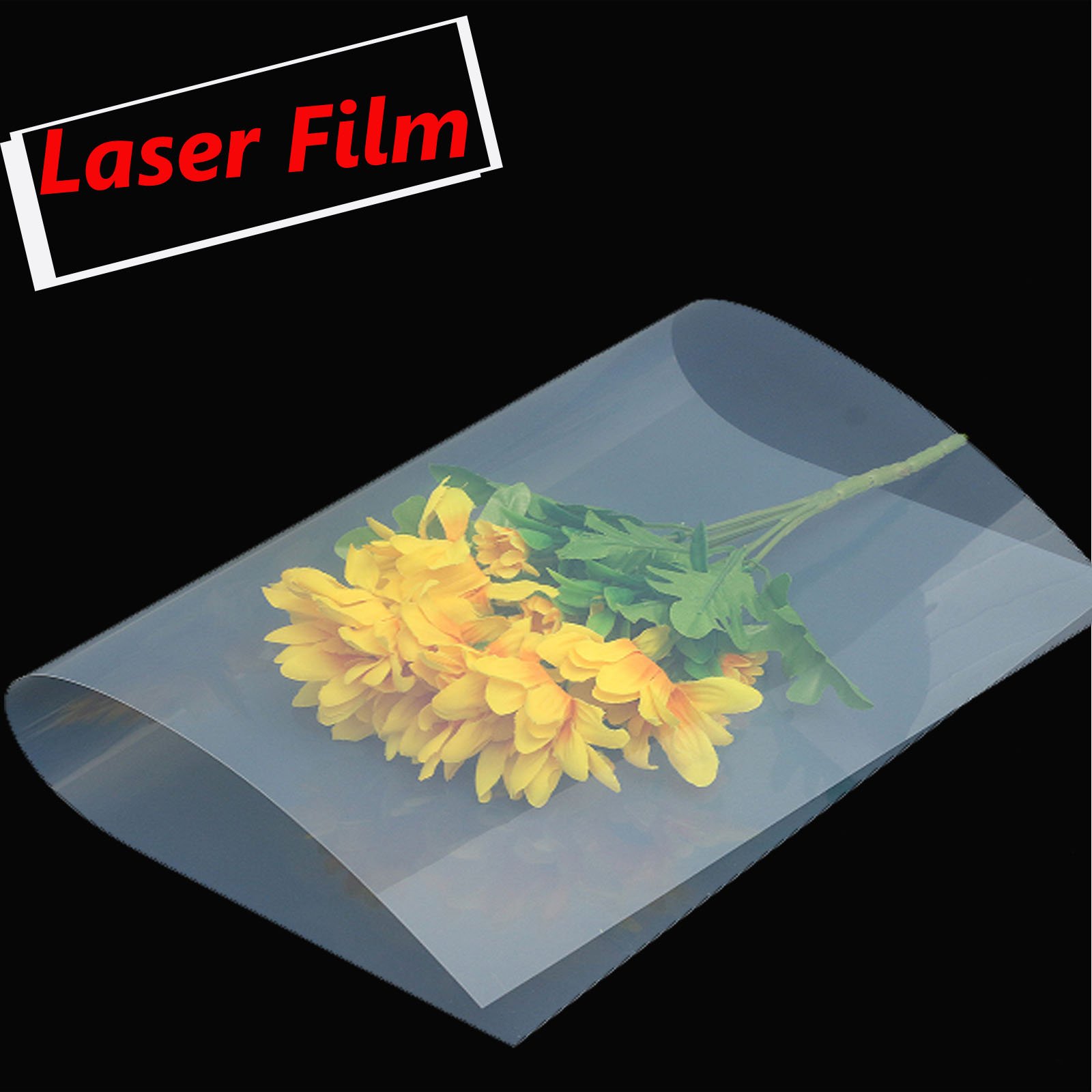 High-Quality Laser Printer Transparency Film Paper for Silk Screen Printing - 50 Sheets (13