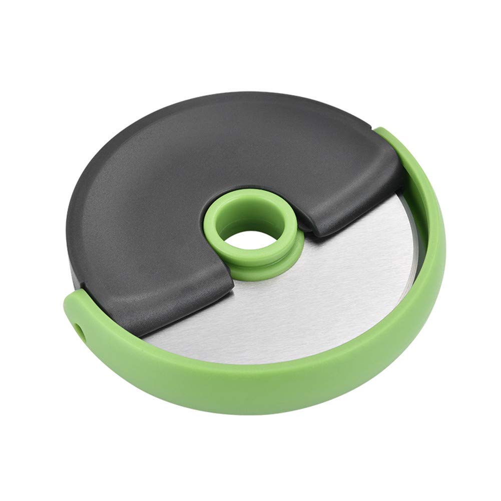 Premium Non-Slip Pizza Cutter Wheel - Stainless Steel Pizza Slicer with Ergonomic Handle for Easy Cutting - Perfect for Home Kitchen, Pizza Parties, and Restaurant Use
