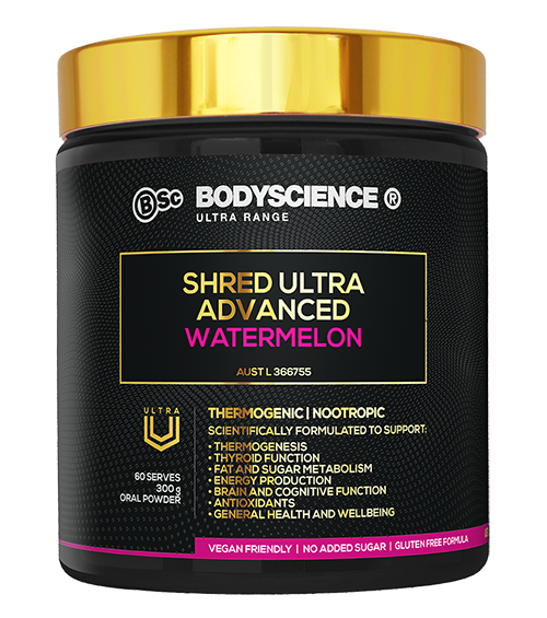BSc Bodyscience Shred Ultra Advanced Fat Burner & Weight Loss Supplement - Boost Metabolism & Energy for Gym, Workouts & Active Lifestyle