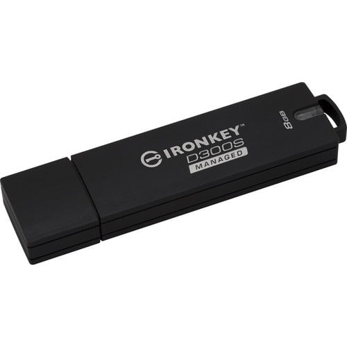 8GB D300SM AES 256 XTS Encrypted USB Flash Drive - Secure Data Storage for Business, Government & Personal Use - Protect Sensitive Files On The Go