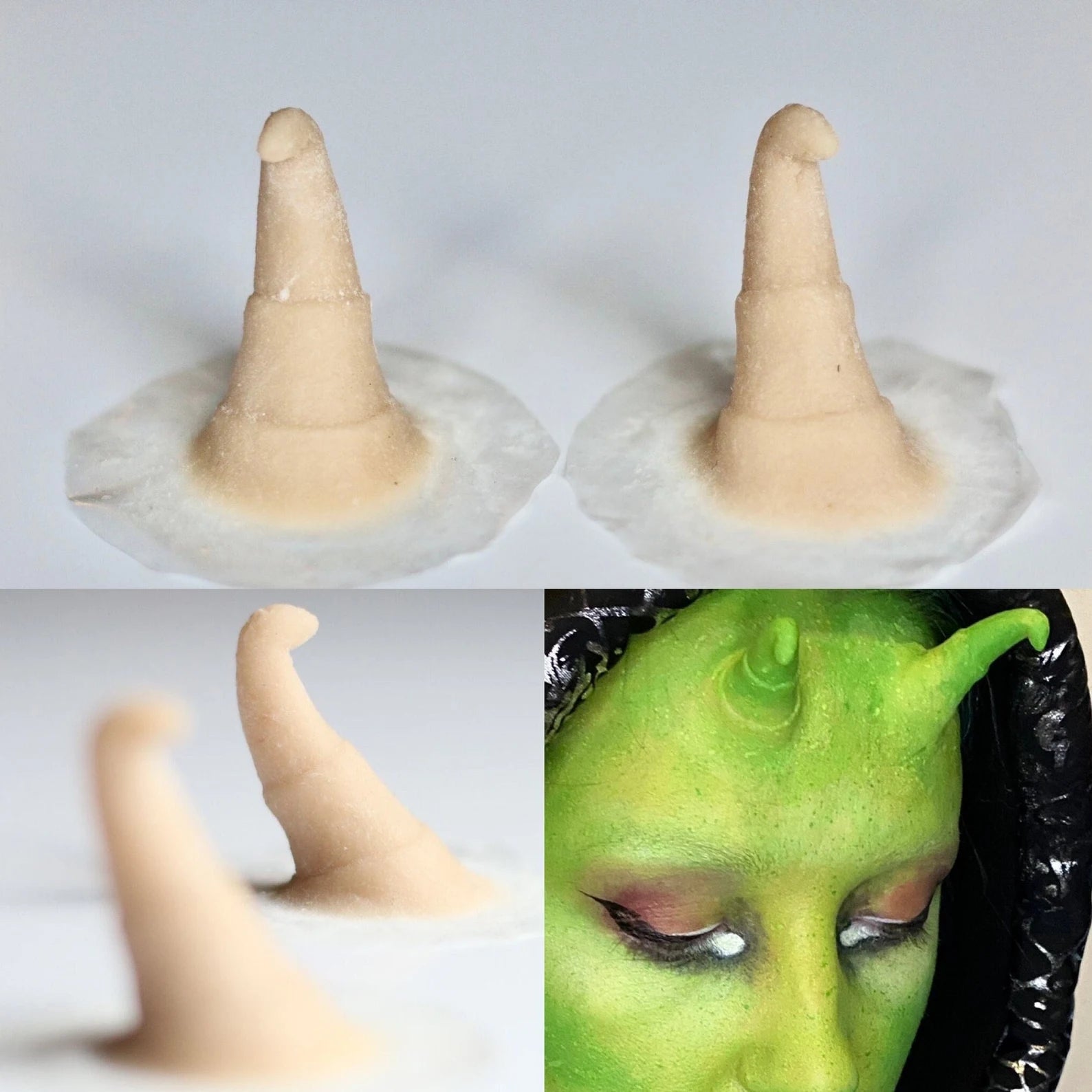 Obsidian FX Alien Antennae Mantis Silicone Prosthetic - Realistic Sci-Fi Costume Accessory for Cosplay, Halloween & Theatrical Performances