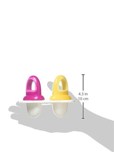 Nuby Garden Fresh Fruitsicle Frozen Pop Tray - 4 Handle BPA-Free Ice Pop Maker for Kids | Perfect for Summer Treats, Birthday Parties & Healthy Snacks