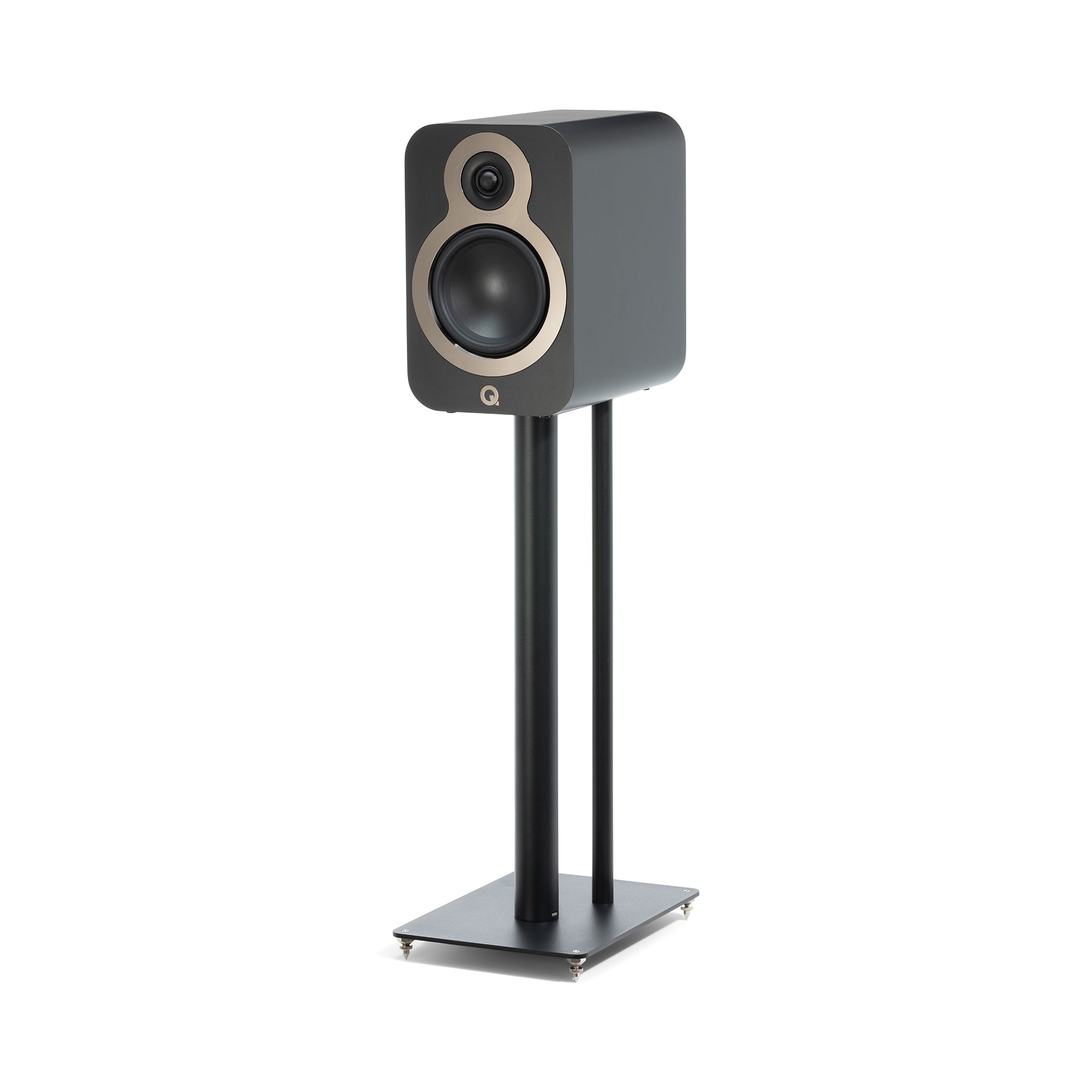 Q Acoustics Q3030c Bookshelf Speakers - High-Fidelity Stereo Sound for Home Theater & Music Listening | Compact Design for Living Room, Bedroom & Office Setup