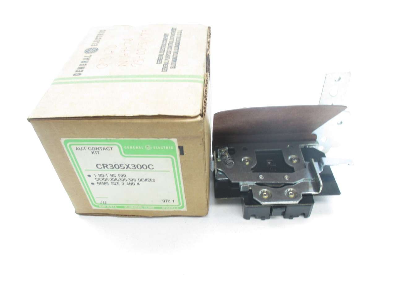 GE CR305X300C Replacement Contact Block - Compatible with General Electric Switches & Relays | Durable Electrical Component for Industrial & Home Automation Systems
