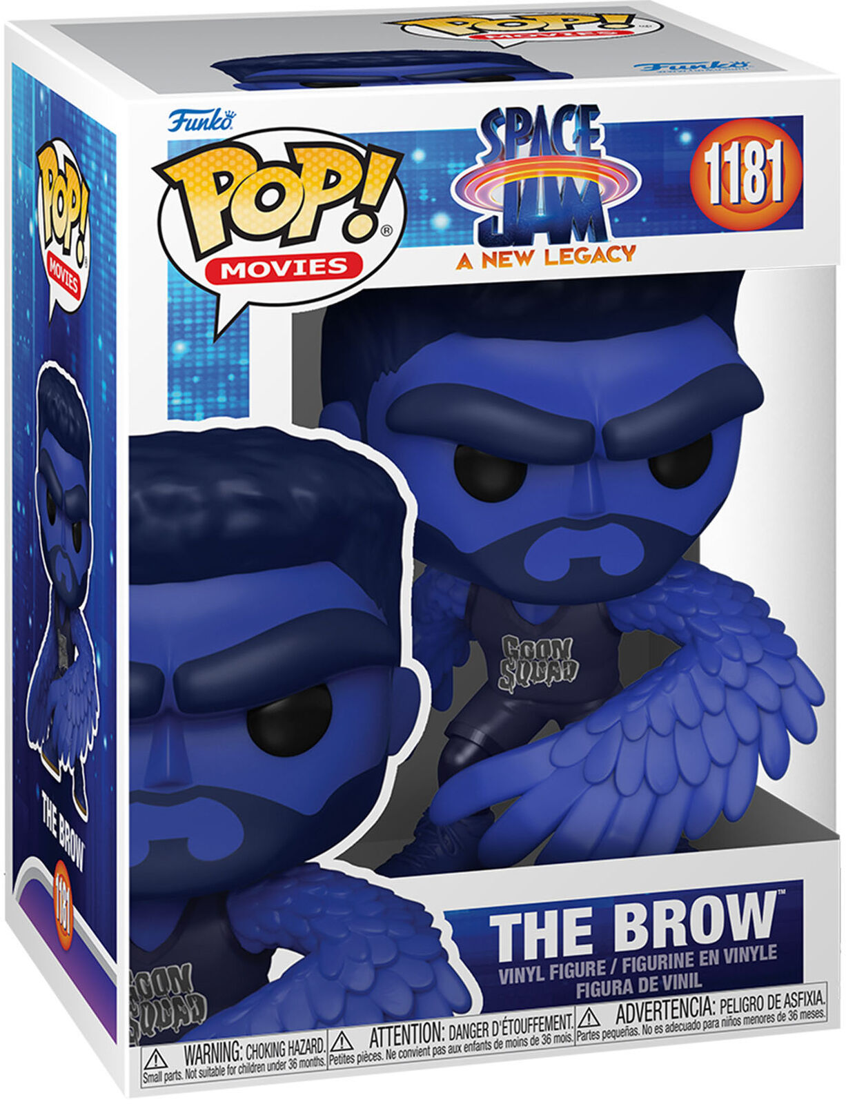 Funko Pop! Space Jam 2: A New Legacy - The Brow (1181) with Protector Case | Collectible Movie Figure for Fans & Display