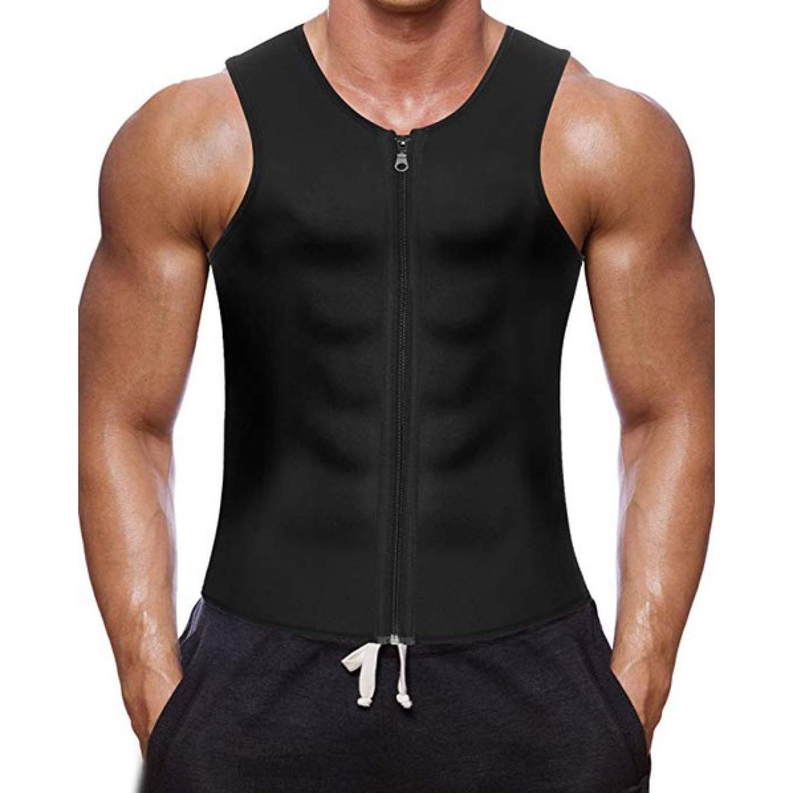 TRESOMI Men's Body Shaper Shapewear Bodysuit - Ultralight Slimming Underwear for Muscle Support & Posture Correction | Gym Workout, Daily Wear, Post-Surgery Recovery