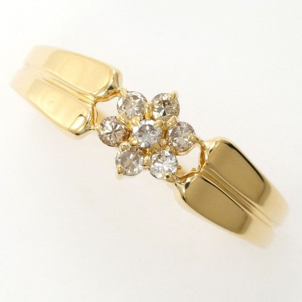 18K Yellow Gold Diamond Ring for Women - Elegant Solitaire Engagement & Wedding Band - Perfect for Proposals, Anniversaries, and Special Occasions