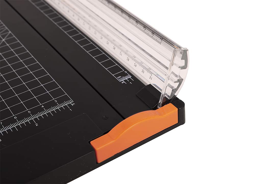Professional A4 Paper Cutter Rotary Trimmer with Safety Guard - Precision Paper Cutting Tool for Scrapbooking, Crafting, Coupons, Labels & Cardstock | Perfect for Home Office, School Projects & DIY Crafts