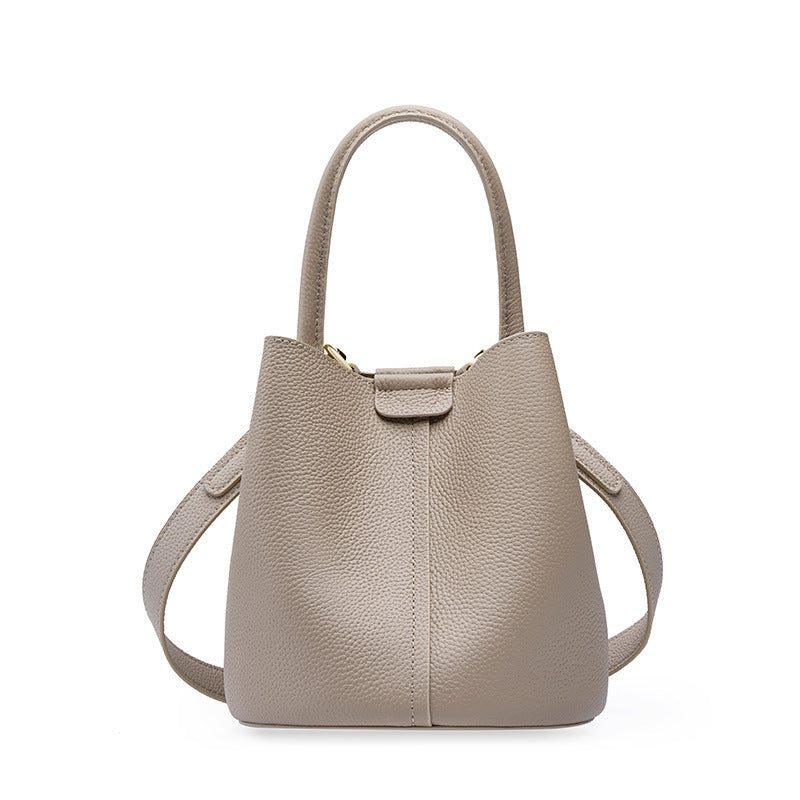 Genuine Leather Crossbody Bucket Bag for Women - Stylish Tote & Shoulder Handbag Purse - Perfect for Travel, Shopping & Everyday Use
