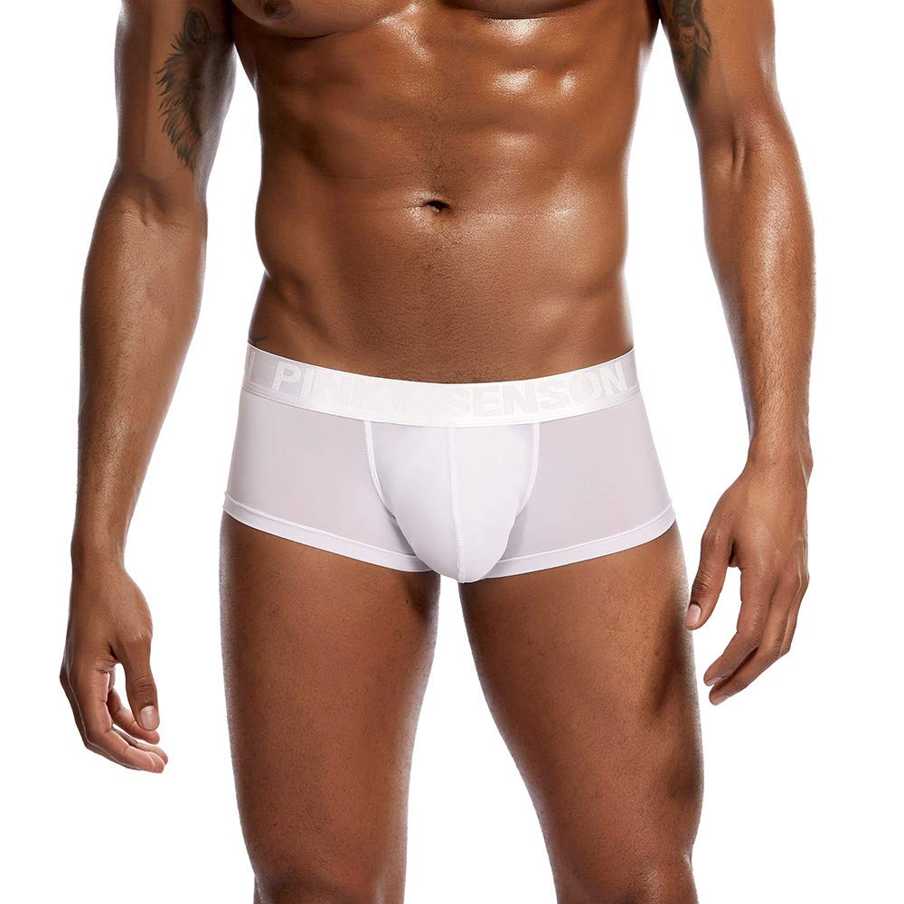 Men's Breathable Boxer Briefs - Soft Thin Comfort Underwear for Daily Wear