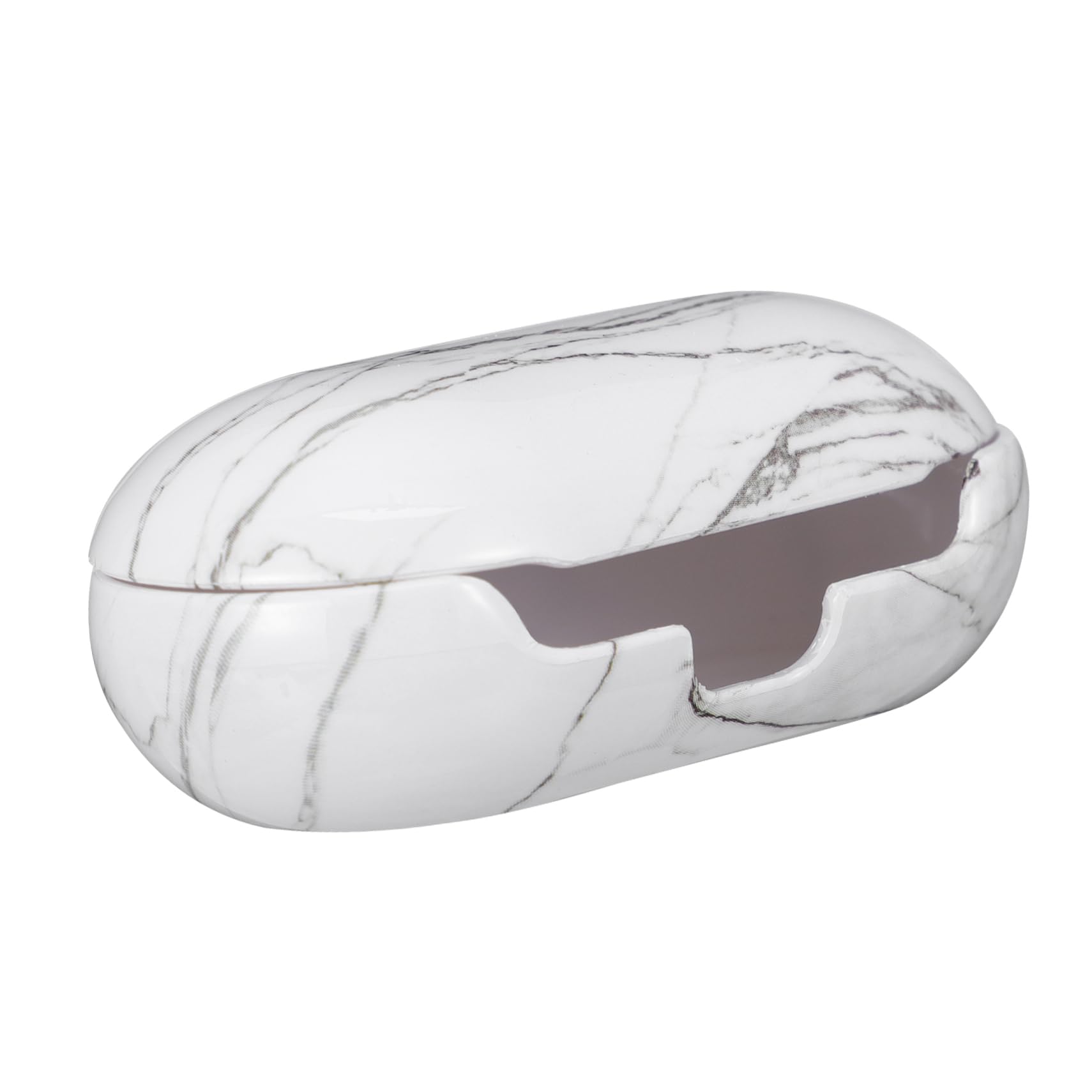 Gadpiparty Protective Headphone Case - Elegant Marble Design Storage Box for Headset & Earphones | Travel, Home & Office Use