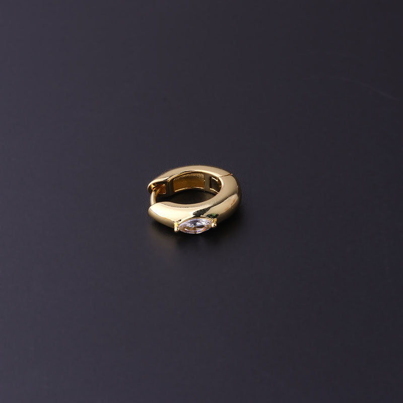 18K Gold Snake Helix Hoop Clicker Earrings for Women - Hypoallergenic Cartilage Piercing Jewelry - Perfect for Parties, Date Nights & Gifts | HSPJ702