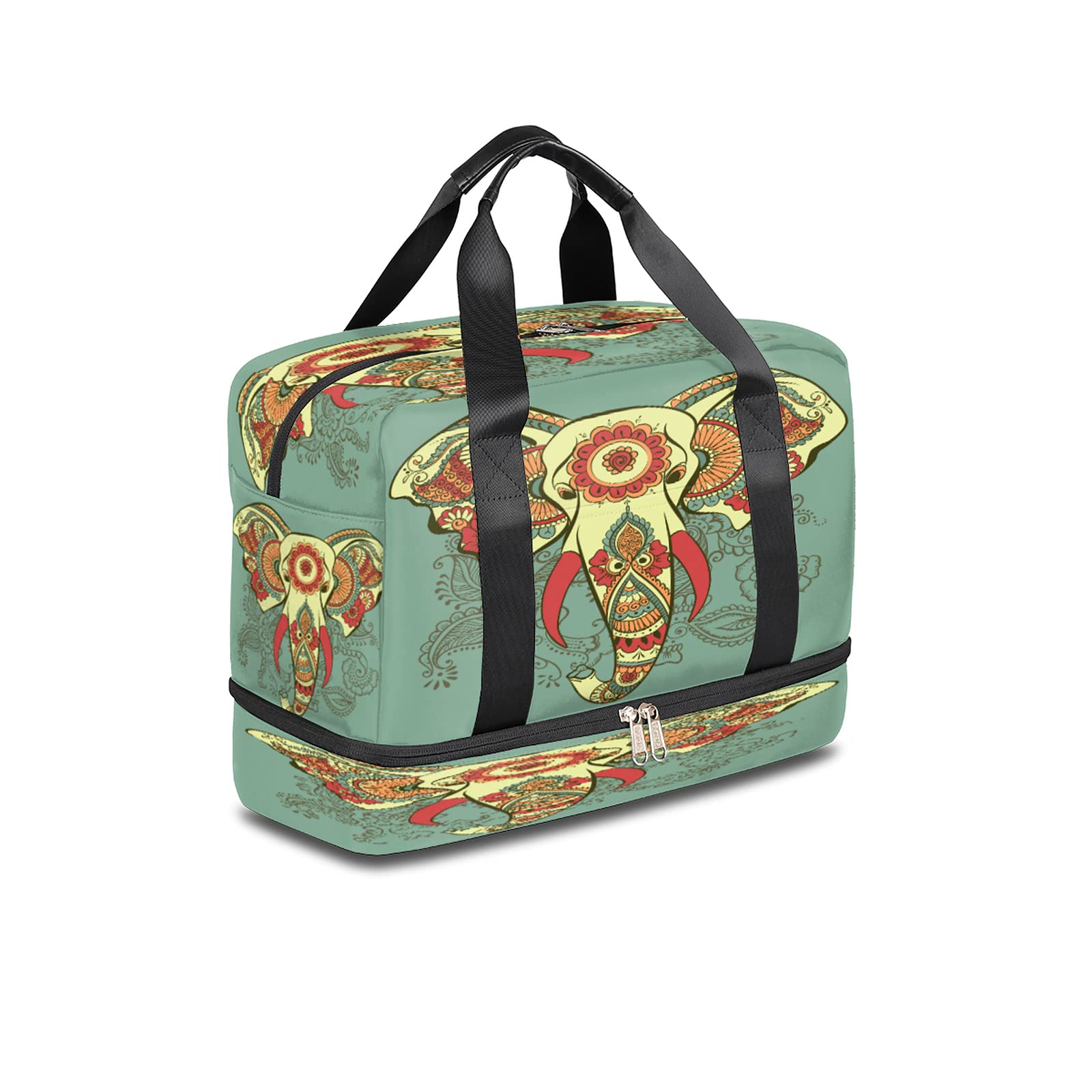 **Large Gym Duffel Bag for Women & Men - Spacious Weekender Travel Bag with Shoe Compartment - Perfect for Sports, Gym, Overnight Trips & Workouts**