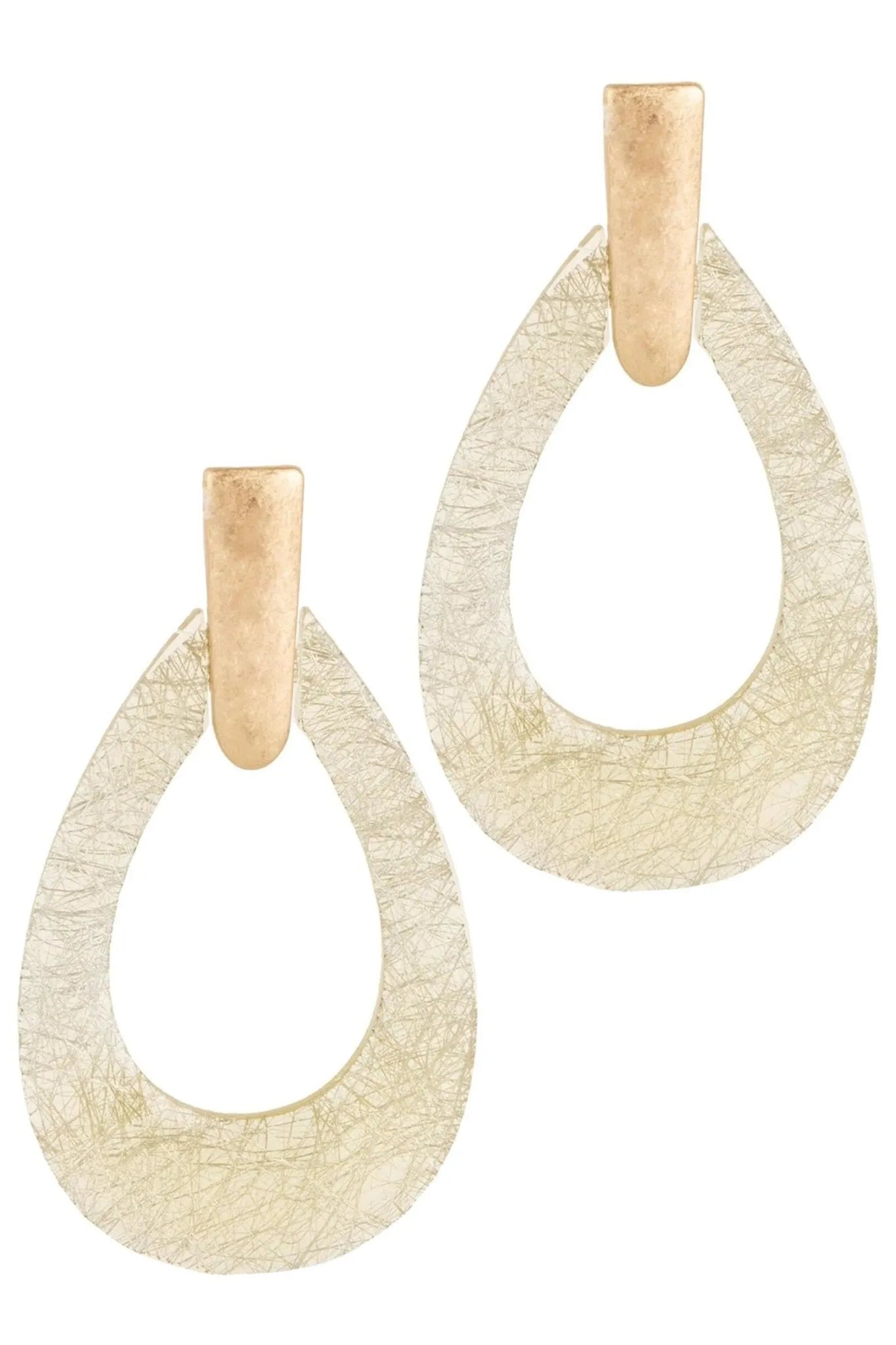 Elegant Oval Drop Earrings for Women - Gold & Silver Dangle Earrings - Perfect for Parties, Weddings & Everyday Wear