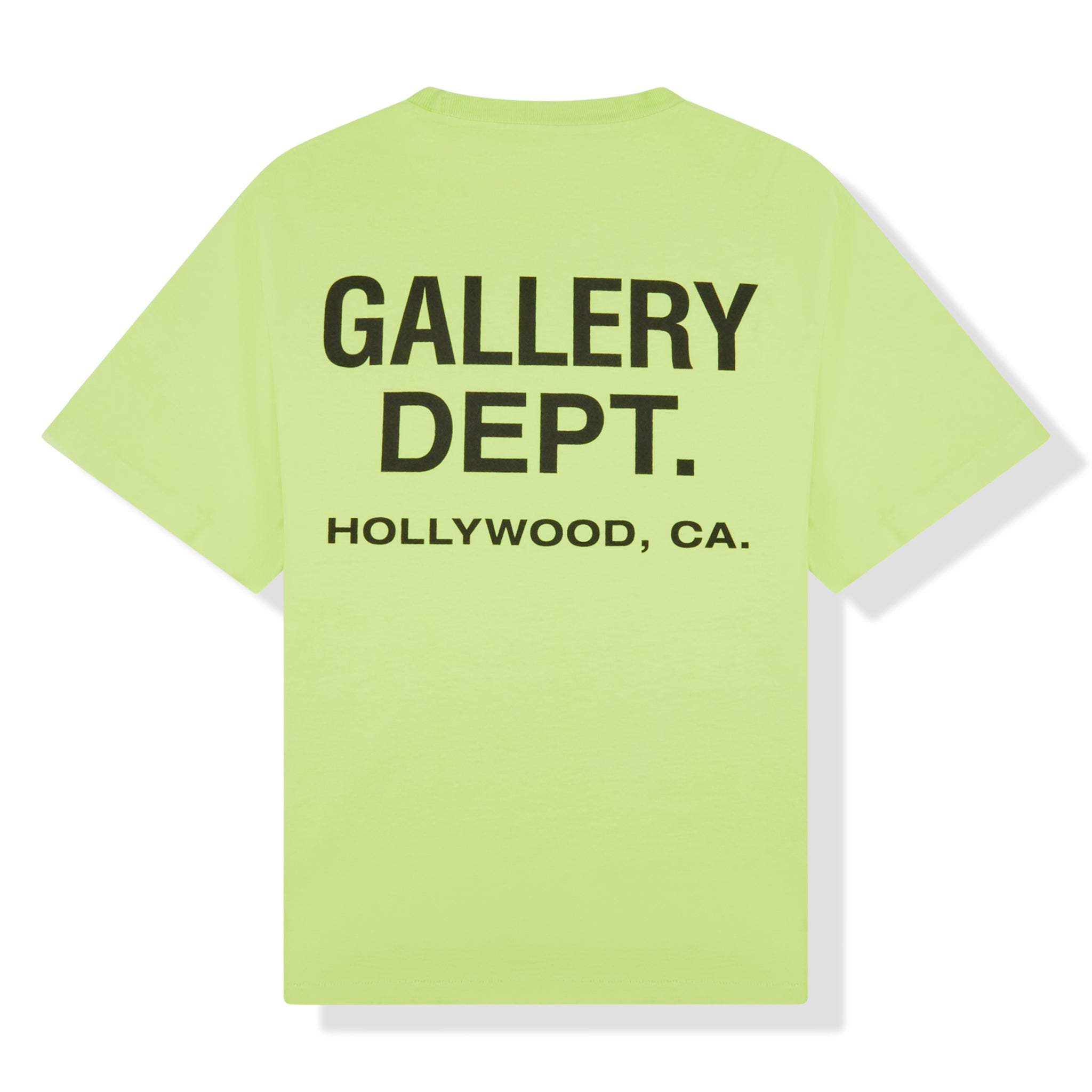 Gallery Dept. Souvenir Lime Green Graphic T-Shirt - Vintage Streetwear Style for Men & Women - Perfect for Casual Outfits, Concerts, and Summer Fashion