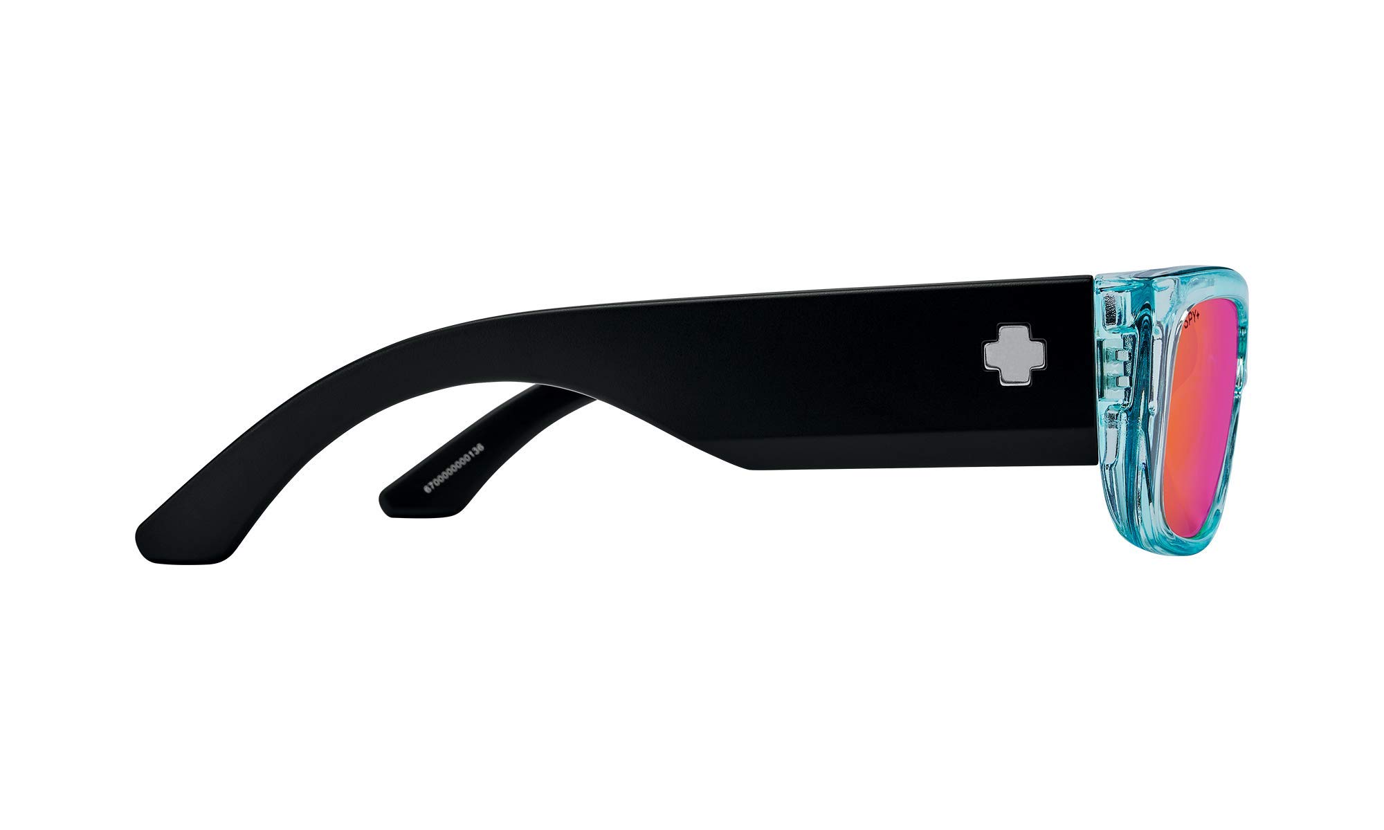 SPY 6700000000136 Translucent Aqua Matte Black Happy GR - Perfect for DIY Crafts, Home Decor, and Artistic Projects