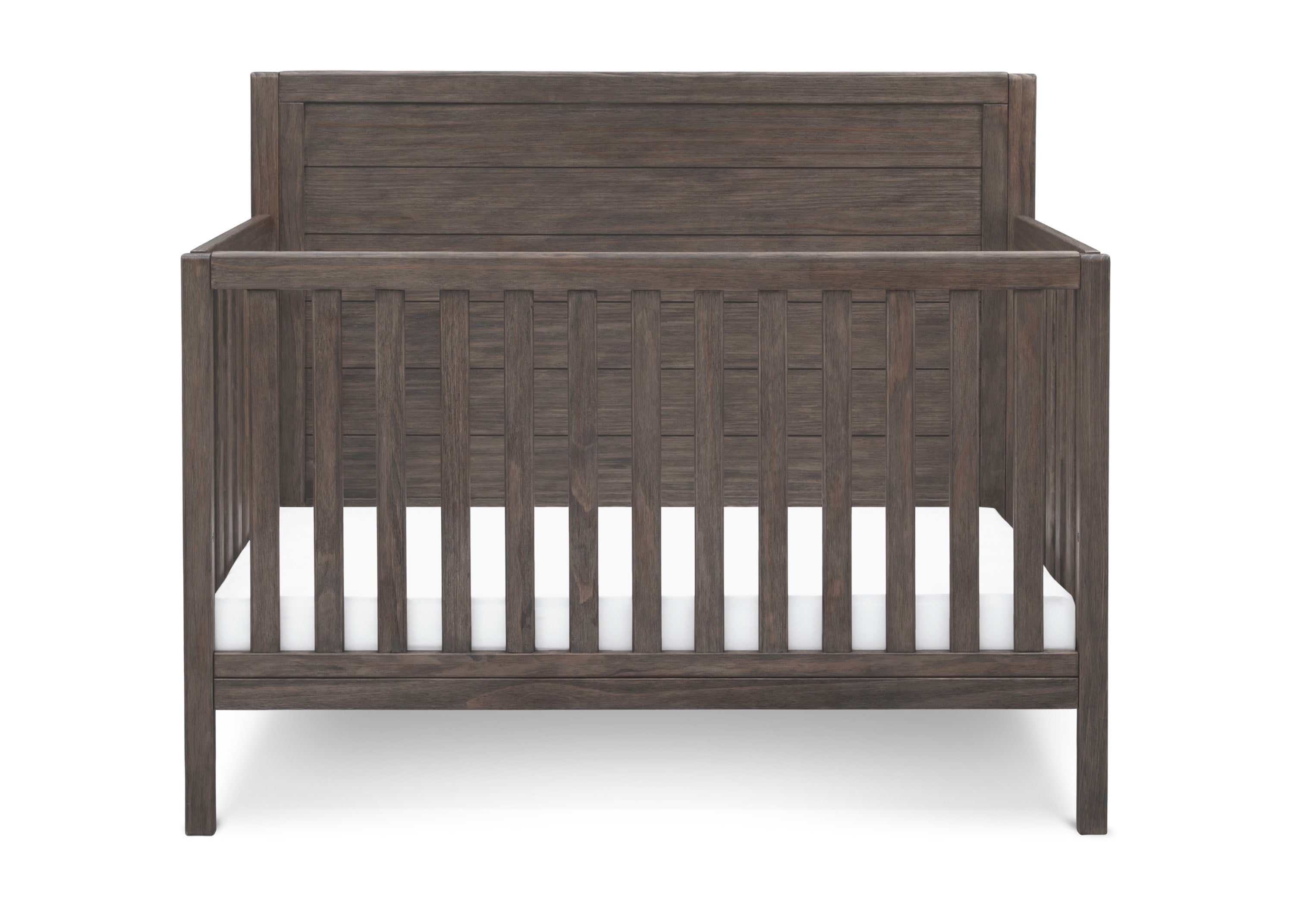 Cambridge 4-in-1 Convertible Baby Crib - Toddler Bed & Daybed with Mattress - Nursery Furniture for Boys & Girls - Perfect for Bedrooms, Daycare & Guest Rooms