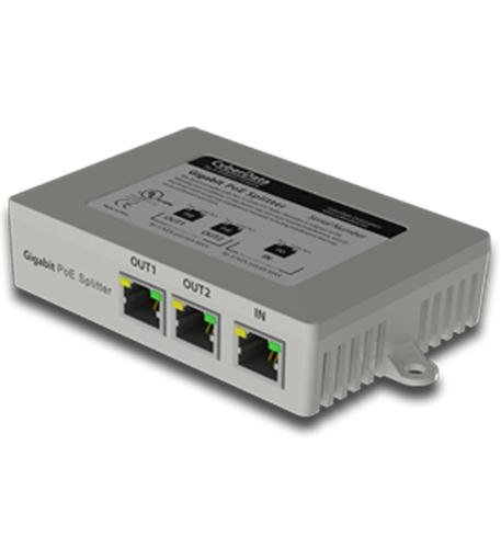 Cyberdata 011187 2-Port Gigabit PoE Switch - White | Power Over Ethernet Network Switch for IP Cameras, VoIP Phones & Wireless Access Points