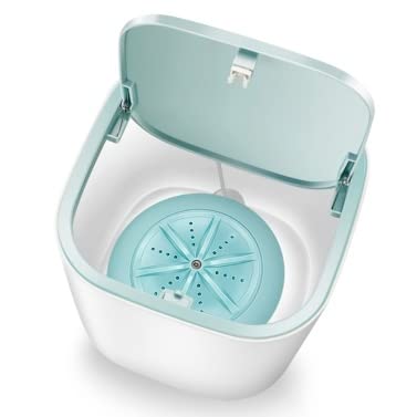 Portable Mini Washing Machine for Clothes - Compact & Energy Efficient Laundry Washer for Apartments, Dorms, RVs, Camping - Perfect for Small Loads, Underwear, Socks, Baby Clothes