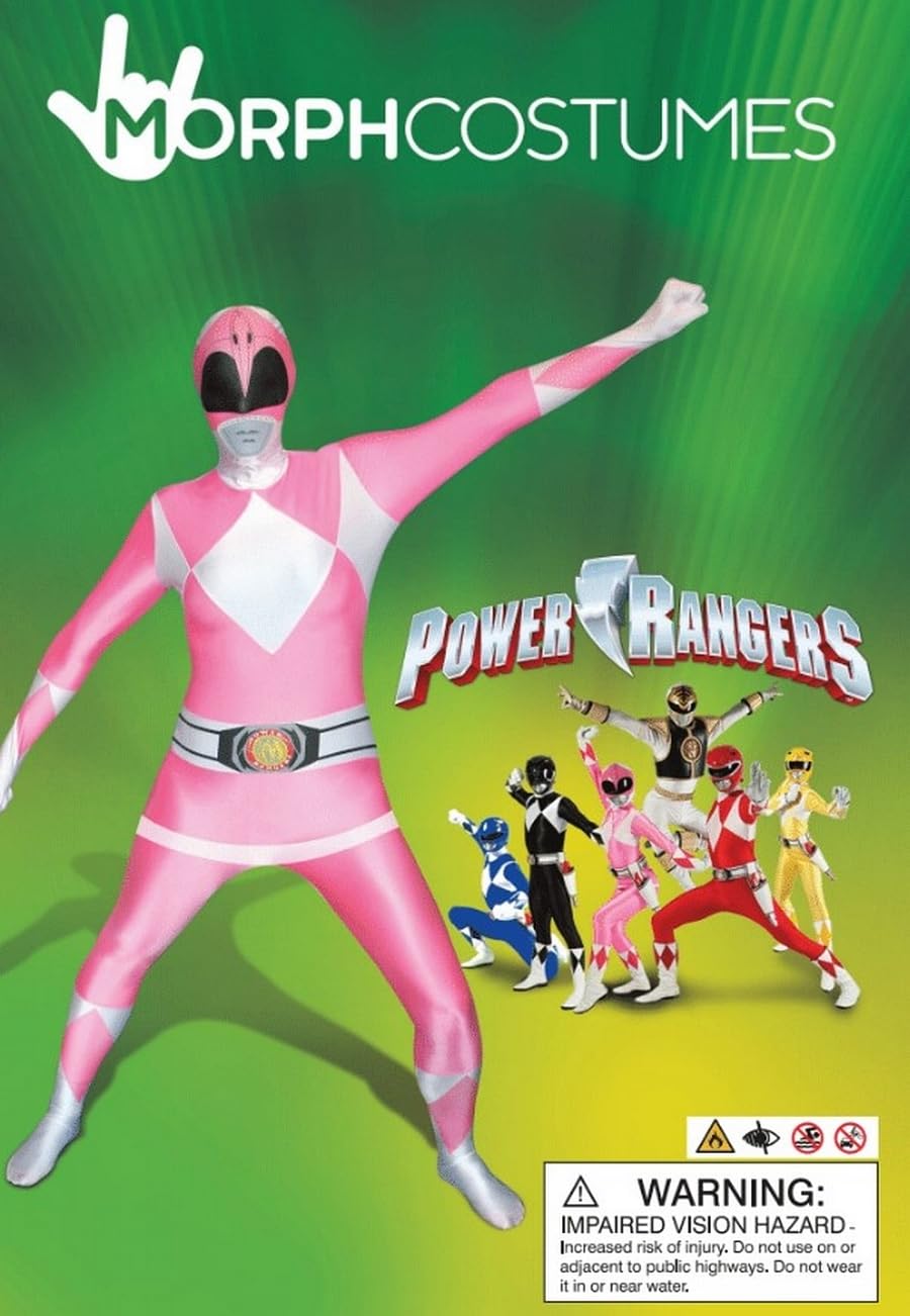 Power Rangers Costume for Adults - Red Ranger Morphsuit Full Body Spandex Jumpsuit (Men & Women) | Halloween Cosplay, Comic Con, Themed Parties & Superhero Dress-Up