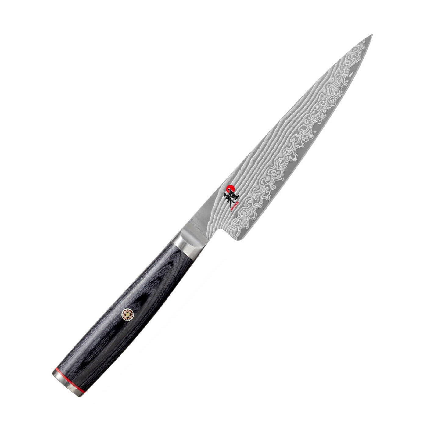 Miyabi 5000FC D Damascus Steel Petty Knife 110mm - Japanese Kitchen Knife for Precision Slicing, Peeling & Garnishing - Perfect for Chefs & Home Cooking