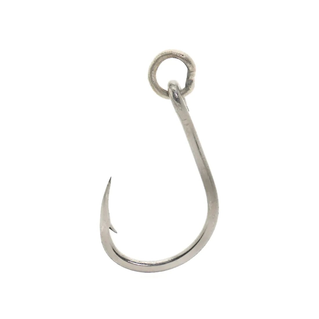 Mustad R10827 4X Ringed Hoodlum Fishing Hooks - Heavy Duty Saltwater & Freshwater Hooks for Bass, Pike, and Musky Fishing