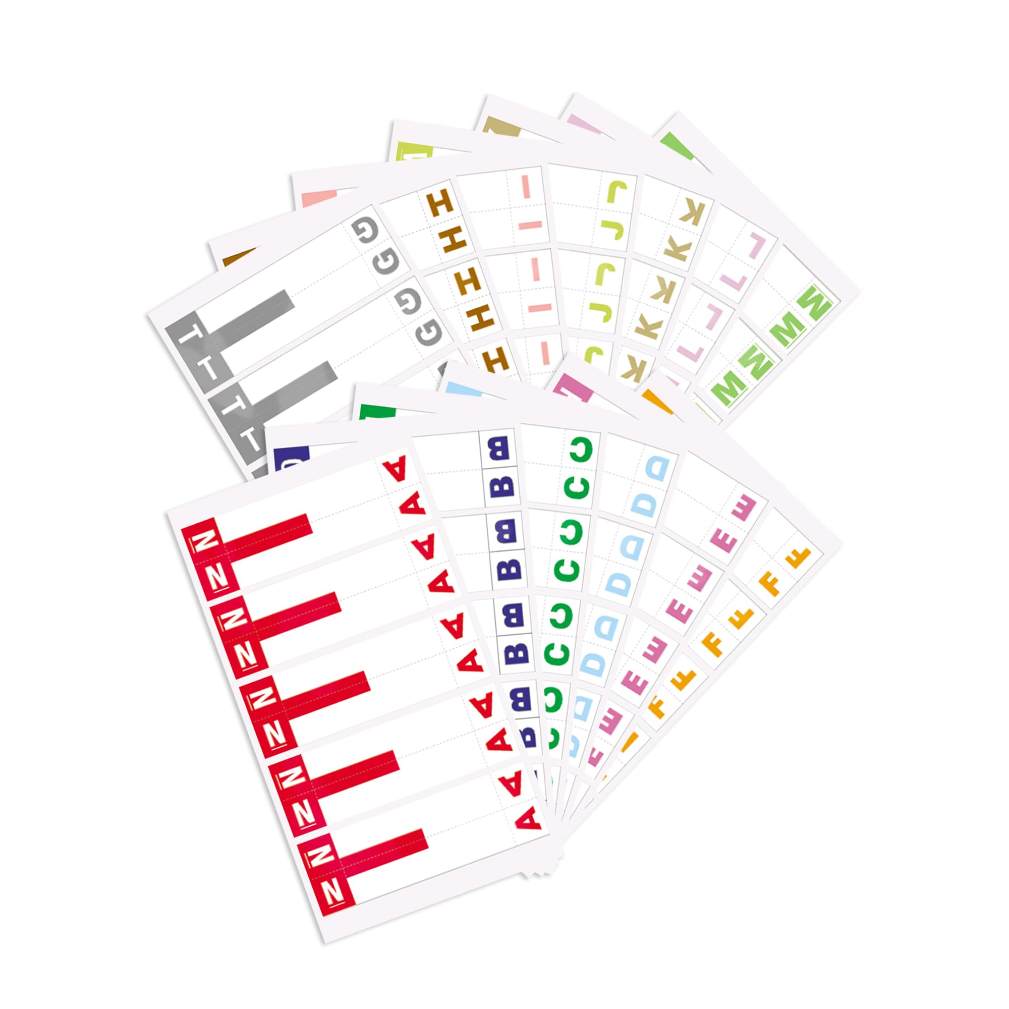 A to Z Alphabet File Folder Labels - 1300 Stickers, Complete Letter Set (100 Each), Compatible with Smead SNCC Series | Medical Chart Organization, Doctor Office Supplies, Patient Record Filing System
