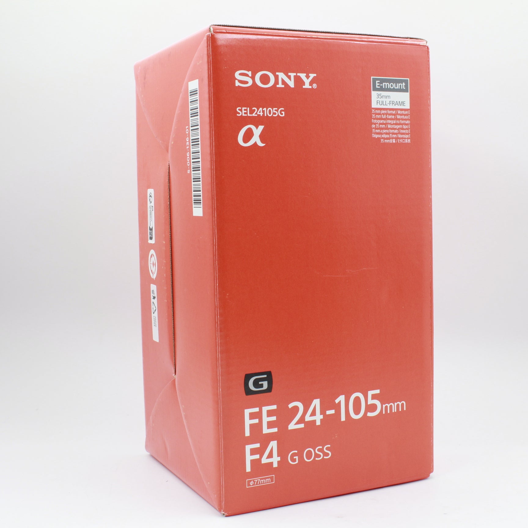 Open Box Excellent Condition Sony FE 24-105mm f/4 G OSS Lens - Perfect for Travel, Portrait & Landscape Photography