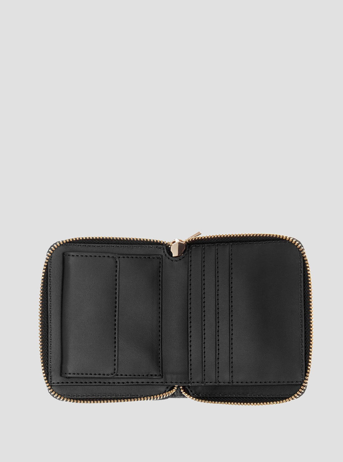 Black Gerty Small Wallet for Women - Slim RFID Blocking Leather Card Holder - Perfect for Travel, Shopping & Everyday Use