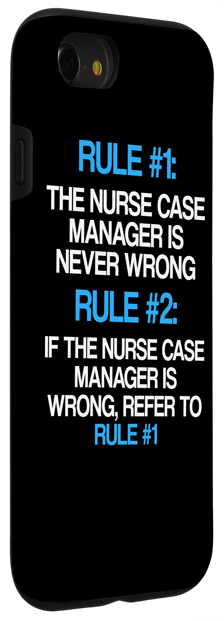 iPhone SE (2020) / 7 / 8 Shockproof Protective Case for Nurses & Healthcare Professionals - Durable Phone Cover for RN Case Management & Hospital Work