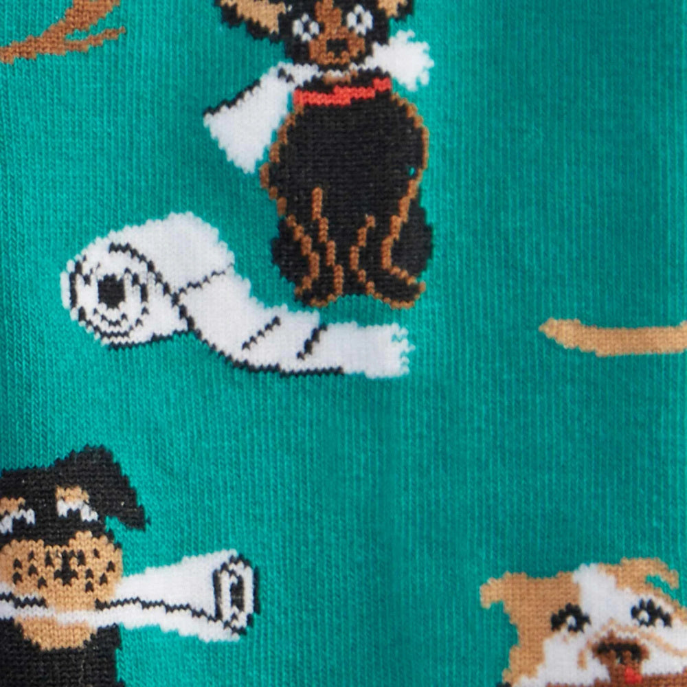 Chew On This Fun Novelty Crew Socks for Men - Comfortable & Durable Cotton Socks for Casual Wear, Work, and Gifts