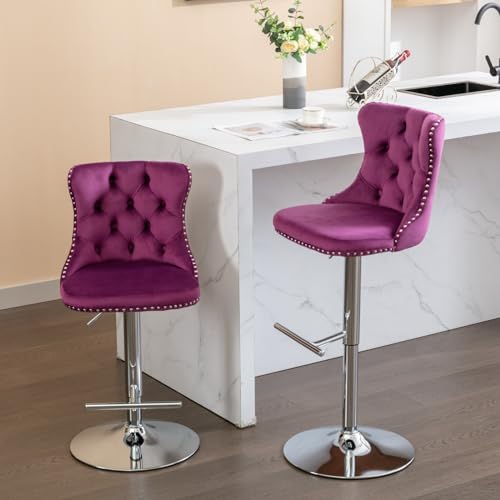 Purple + Silver Legs