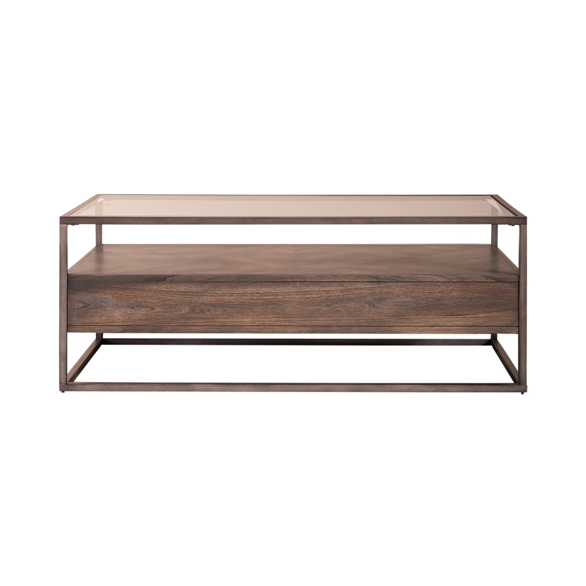 Jamestown Coffee Table - Modern Wooden Living Room Table with Storage Shelf | Perfect for Home, Office & Lounge Decor