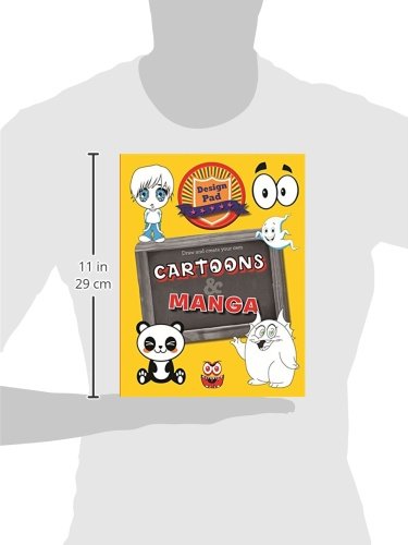 Cartoon & Manga Design Sketch Pads - Premium Drawing Paper for Anime Artists, Comic Creators & Manga Enthusiasts - Perfect for Sketching, Character Design & Storyboarding