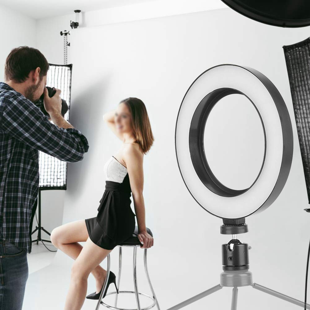 PRAV® LED Video Light with 3 Lighting Modes - Professional Photography Fill Light for YouTube, TikTok & Live Streaming - Perfect for Makeup Artists, Beauty Vloggers & Content Creators