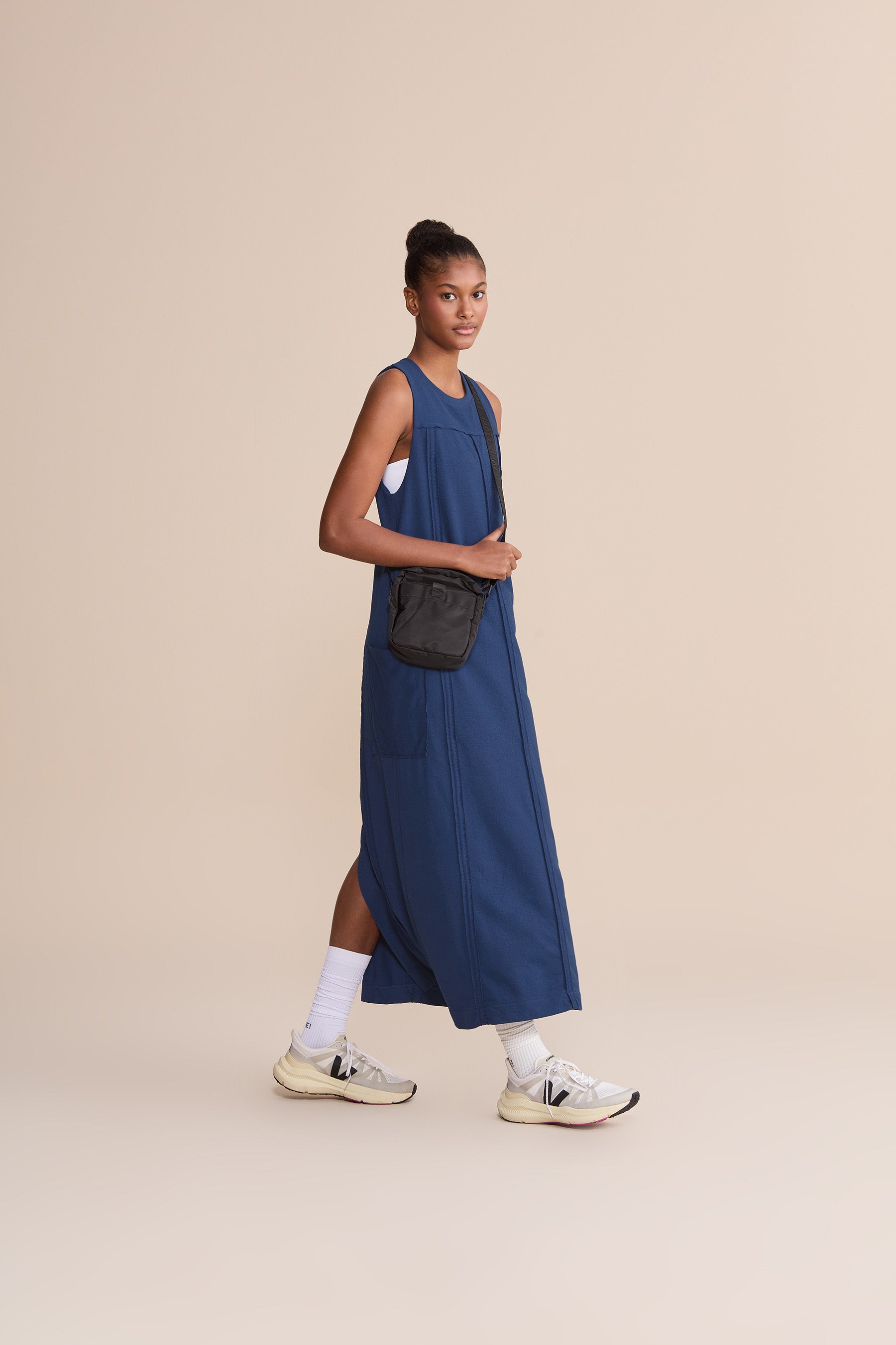 Soft Pure Midi Dress for Women - Elegant Flowy Summer Dress with Pockets | Perfect for Beach, Vacation, Date Night & Casual Outings