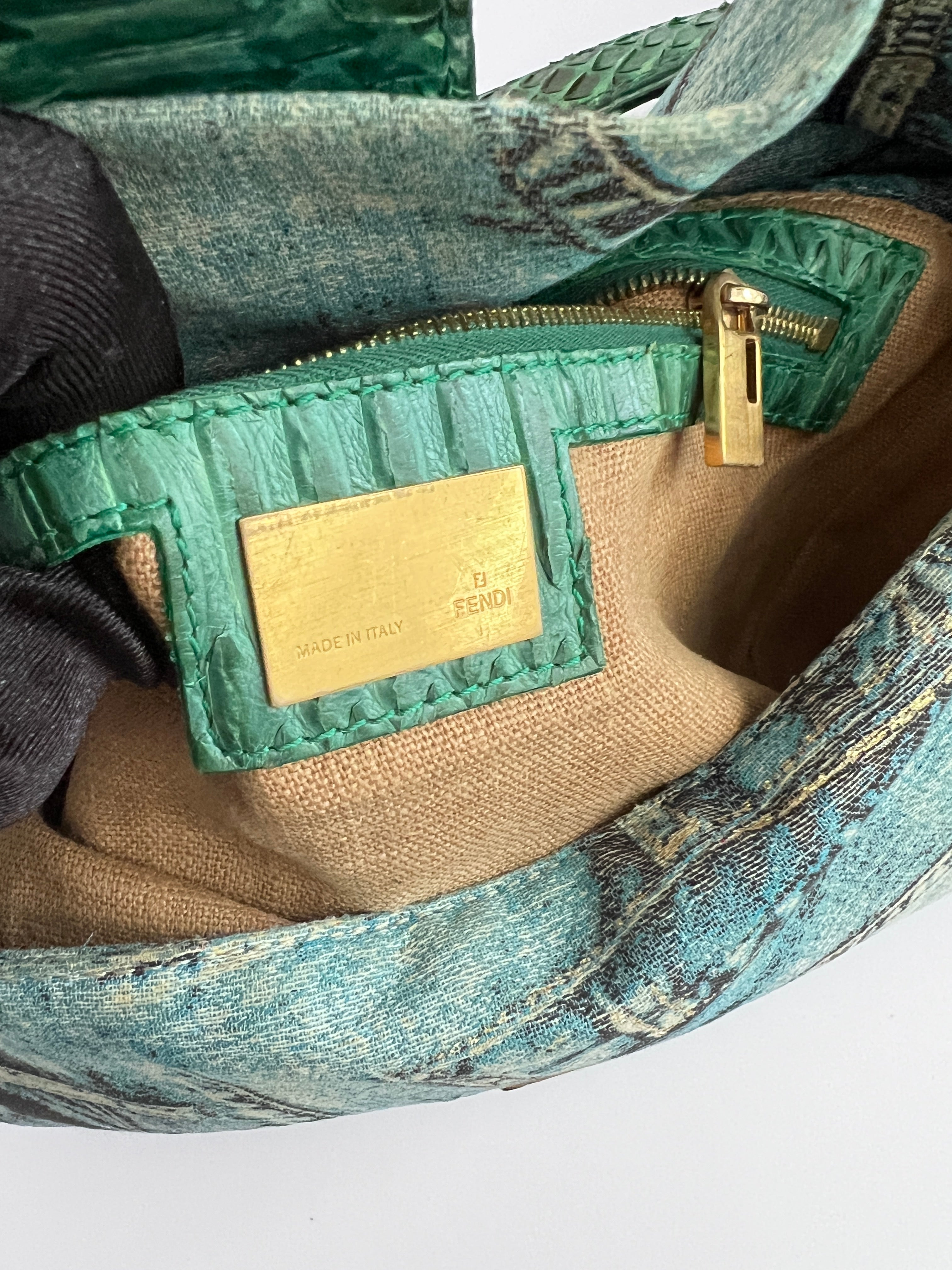 Fendi Limited Edition Denim Baguette Shoulder Bag - Vintage Designer Handbag for Women | Perfect for Casual Outings, Date Nights & Fashion Events