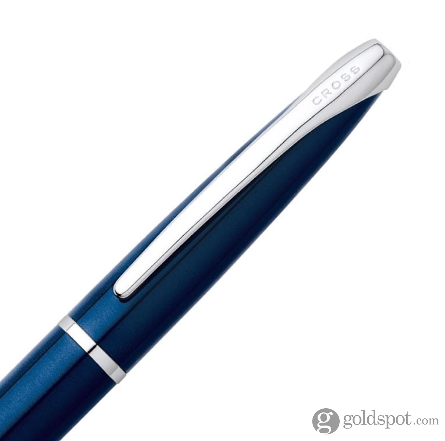 Premium Cross ATX Ballpoint Pen - Translucent Blue Lacquer Finish - Smooth Writing for Office, School & Gift Giving