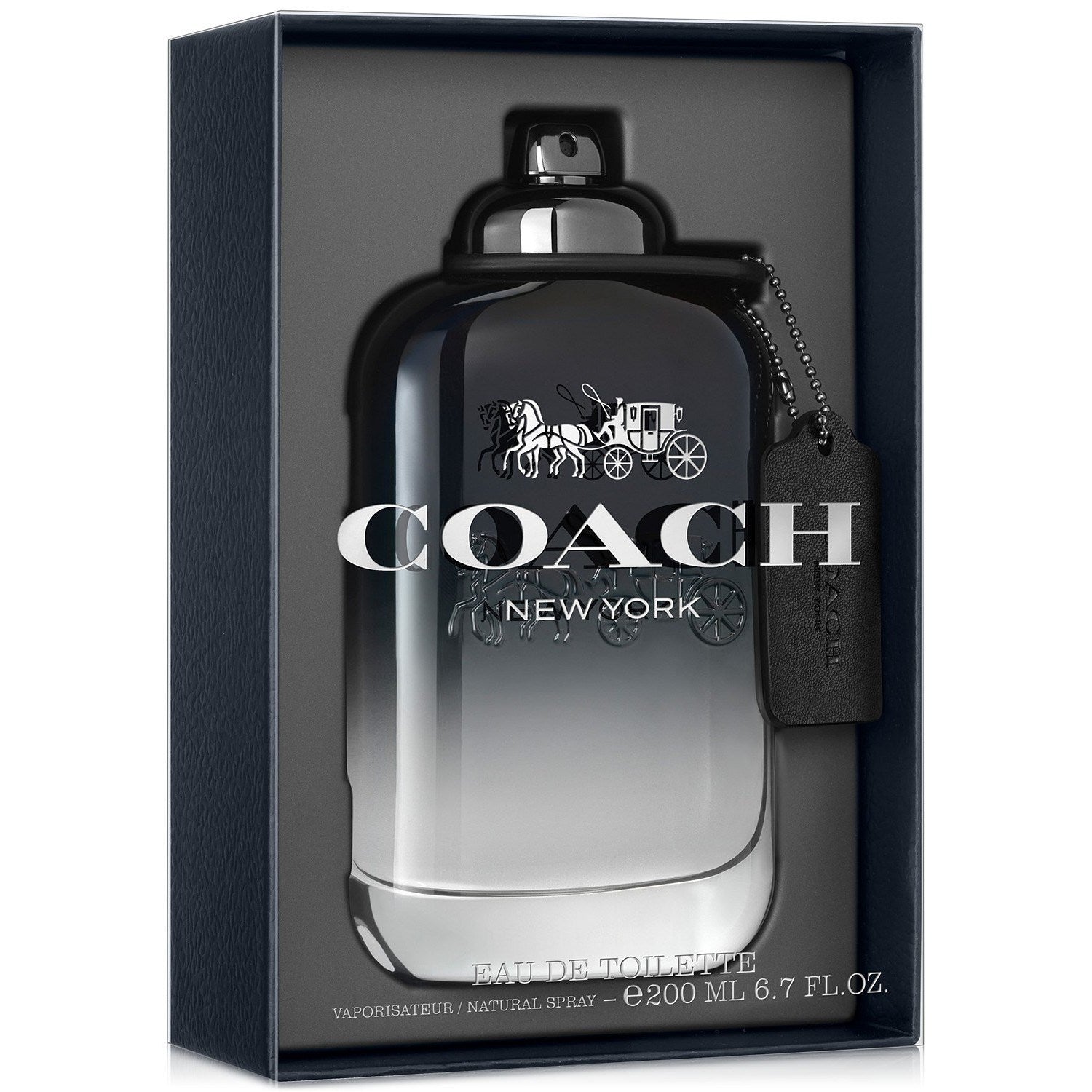 Coach New York Men's 200ML Eau De Toilette Spray - Fresh & Luxurious Fragrance for Daily Wear, Office & Special Occasions
