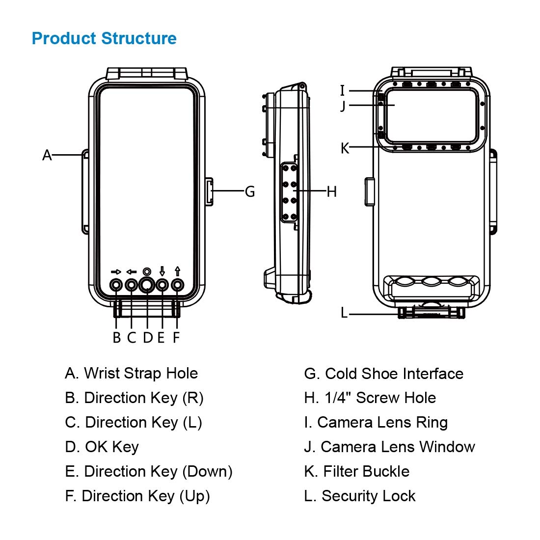 PULUZ 45m/147ft Waterproof Diving Case for iPhone 11/X & iOS 13+ - IP68 Underwater Housing for Photography & Video Recording - Perfect for Scuba Diving, Snorkeling, Beach & Pool Adventures
