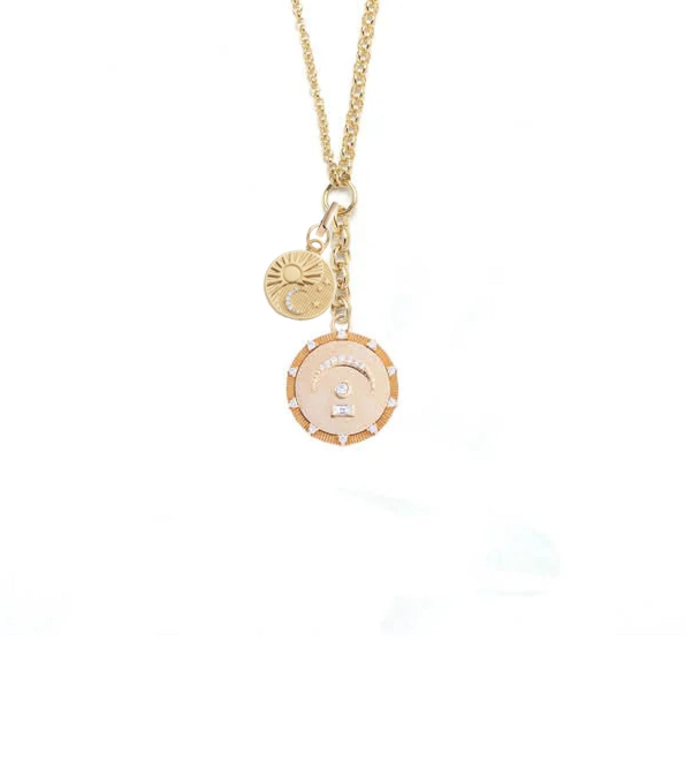 Pause & Balance: Medium Mixed Belcher Story Diamond Necklace - Elegant Jewelry for Women, Perfect for Parties, Weddings & Everyday Wear