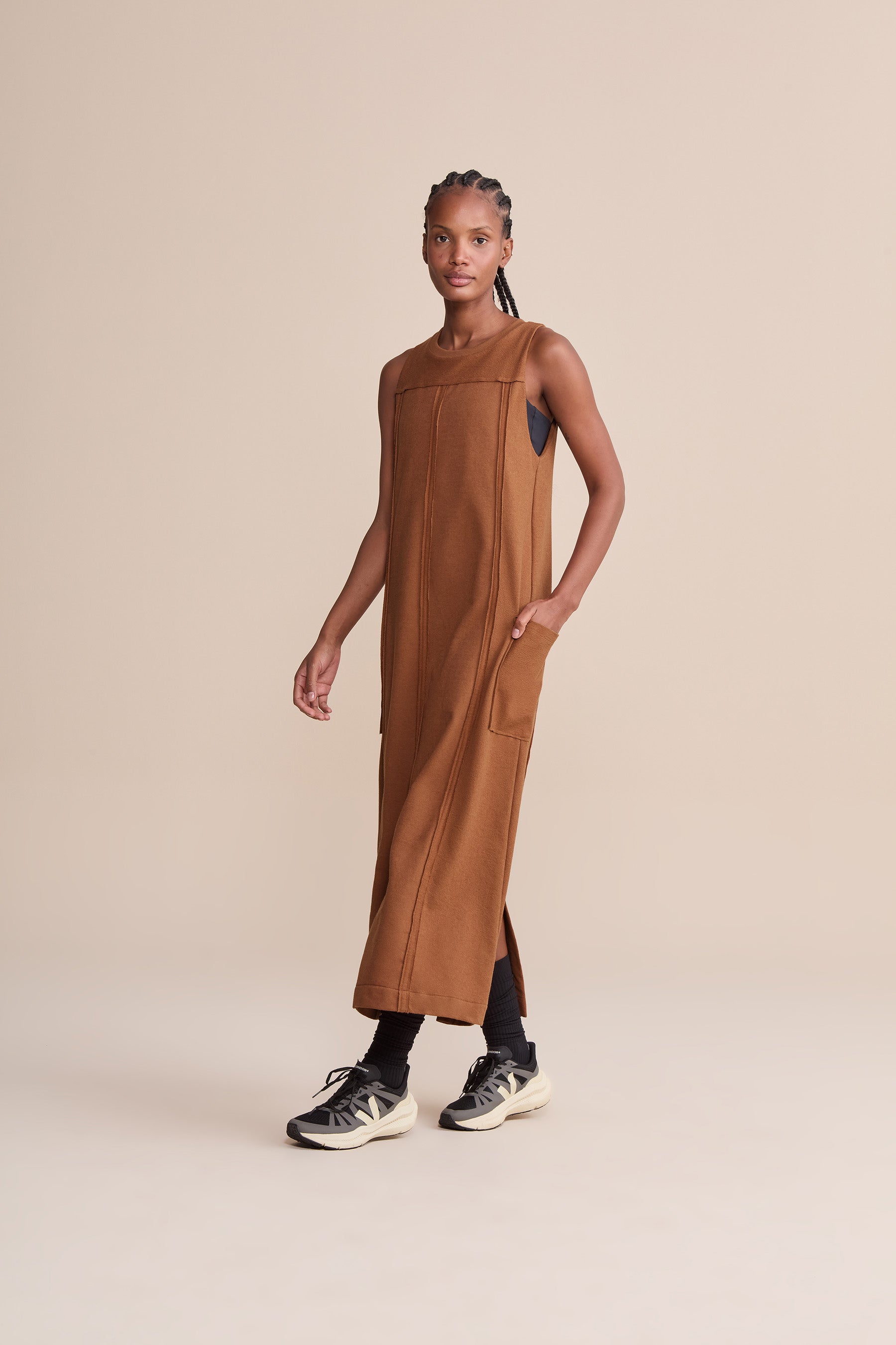 Soft Pure Midi Dress for Women - Comfortable Flowy Casual Summer Dress for Beach, Party & Everyday Wear