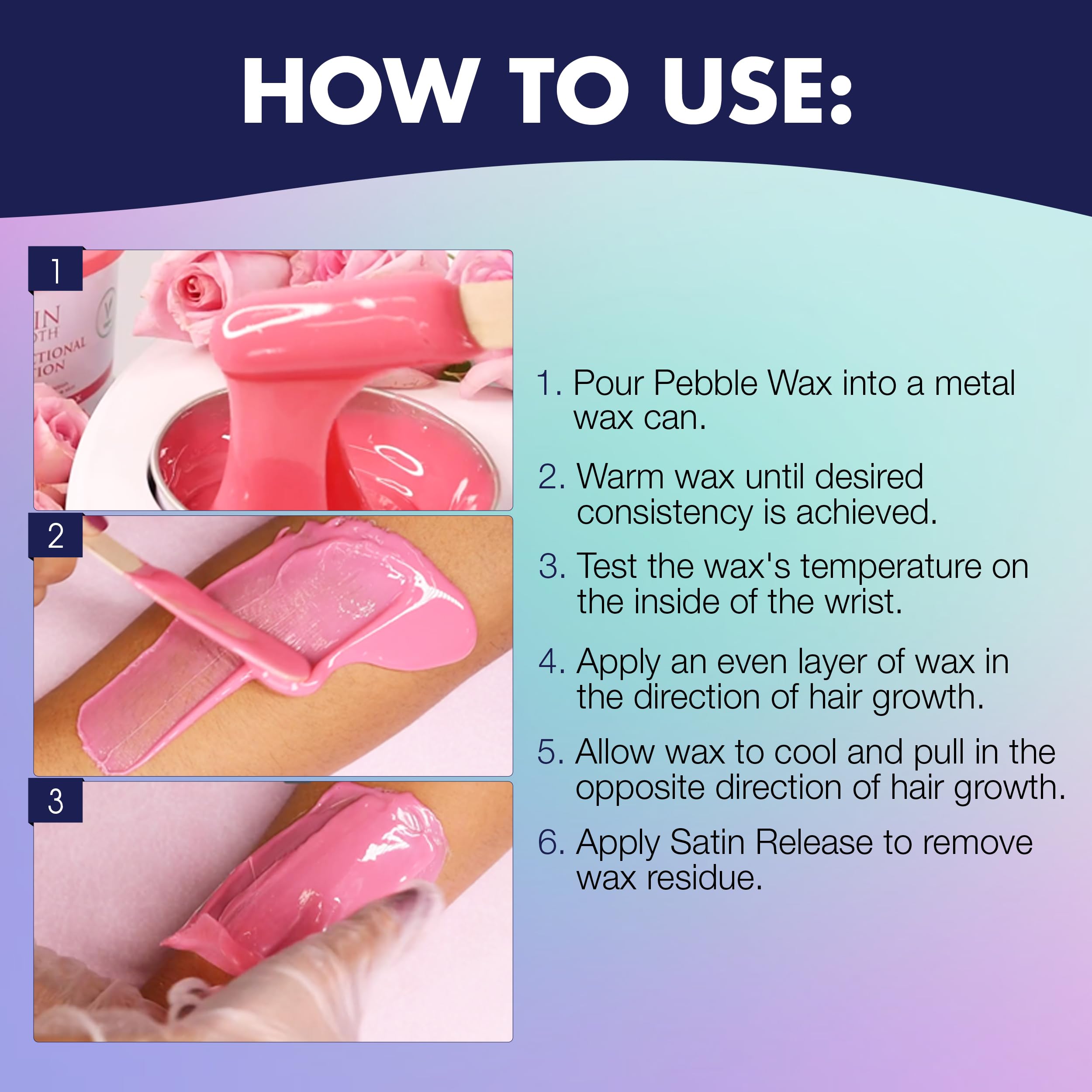 Satin Smooth Ruby Rose Hard Wax with Rose Aroma - 14oz Professional Hair Removal Wax for Sensitive Skin | At-Home Waxing & Salon Use