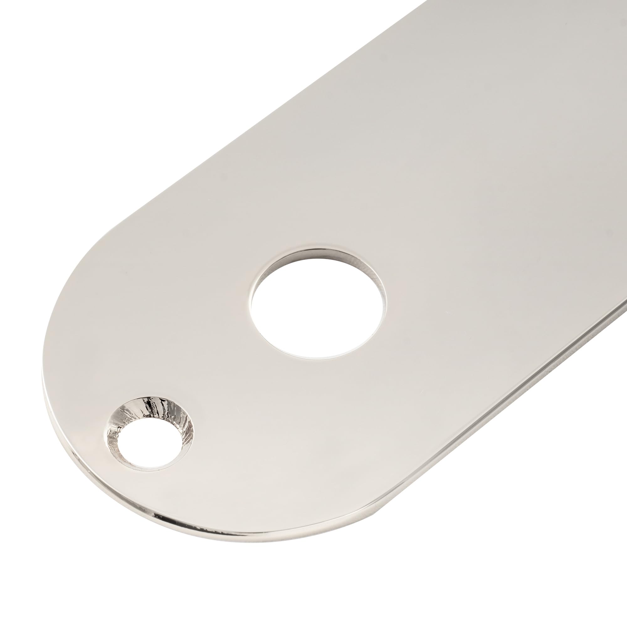 Musiclily Pro 32mm Steel Telecaster Control Plate with Narrow Pot Hole Spacing for Electric Guitar - Nickel Finish | Perfect for Guitar Upgrades, DIY Repairs & Vintage Tone Customization