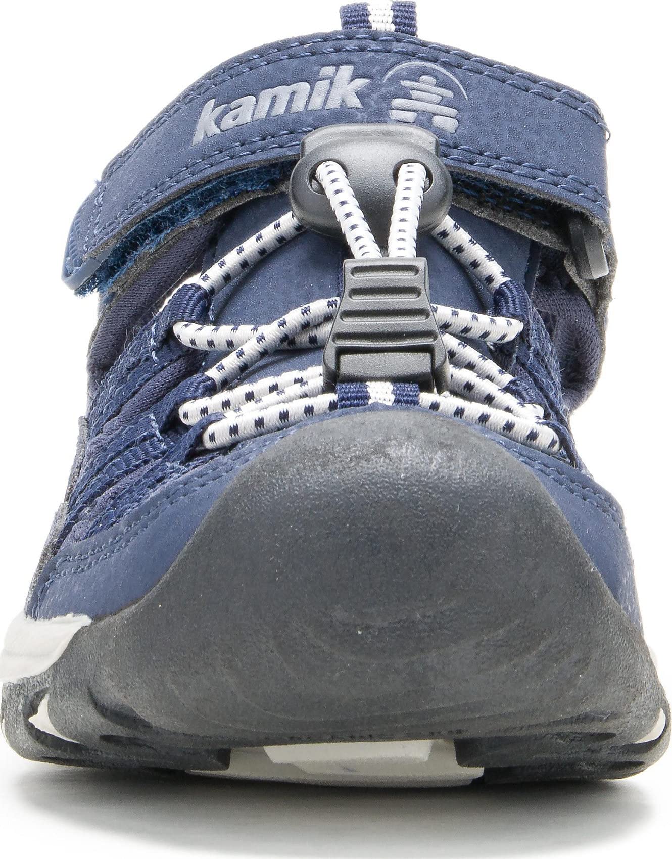 Kamik Boys Wildcat Waterproof Winter Boots for Kids - Navy Blue Size 1 M (Little Kid/Big Kid) - Warm Snow Boots for Outdoor Play, Hiking & Cold Weather