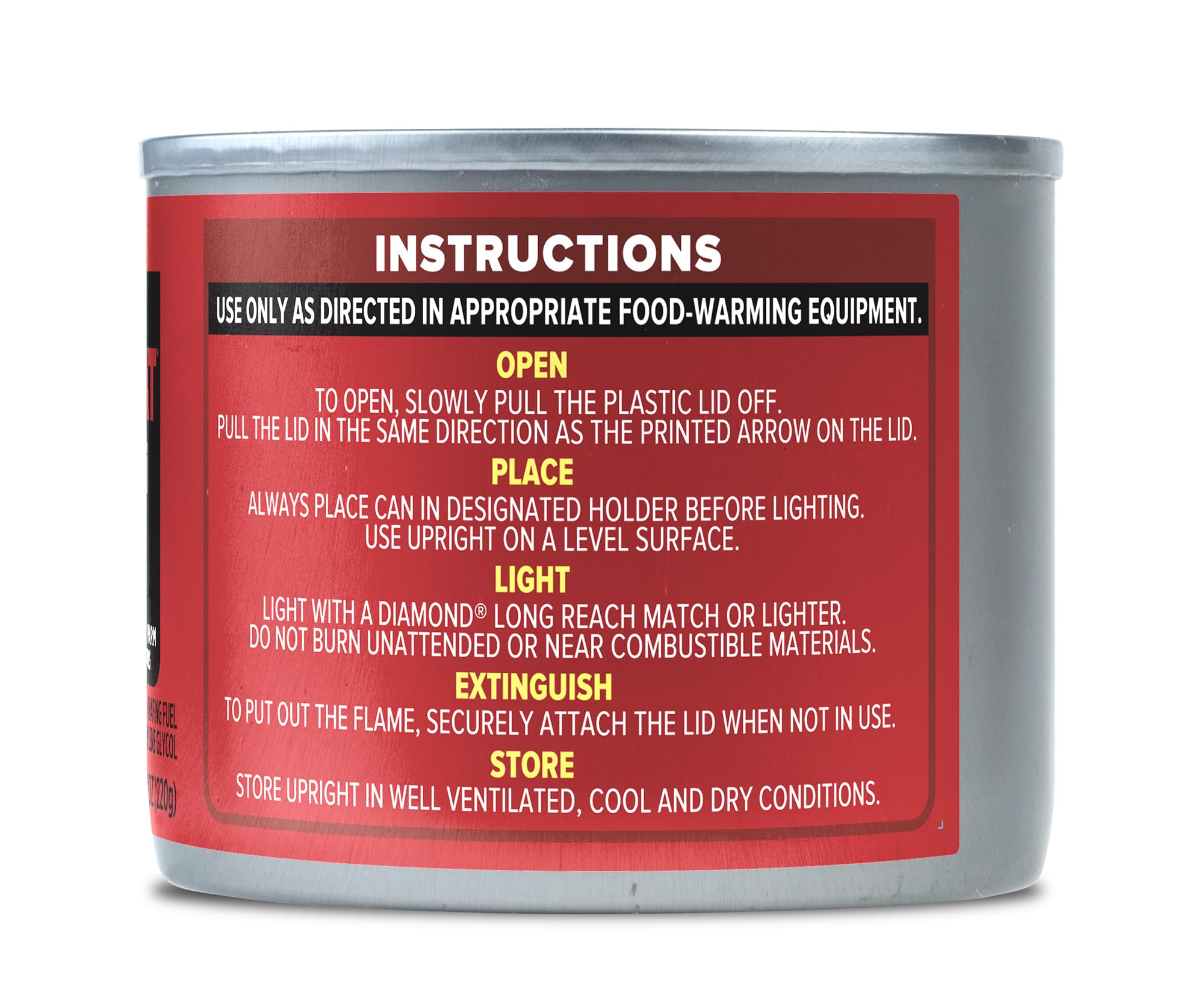 Royal Oak 12/6 Hour Canned Fuel - Non-Drip, Resealable & Easy Open Chafing Dish Fuel for Buffets, Catering, Weddings & Outdoor Events - Perfect for Food Warmers, Fondue Pots & Camping Stoves