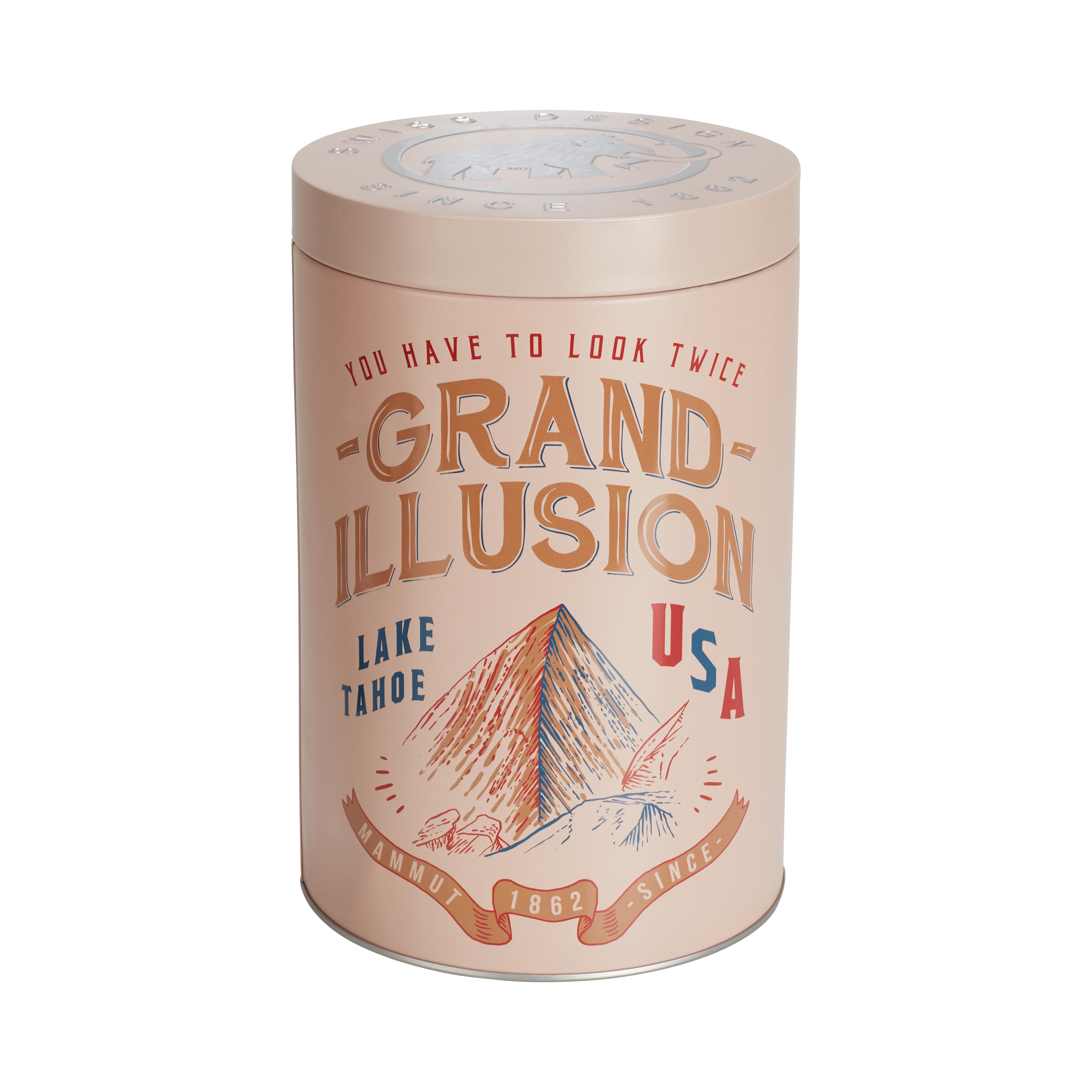 Mammut Pure Chalk Collectors Tin - Premium Climbing Chalk for Rock Climbing & Bouldering - Ideal for Gym Training and Outdoor Adventures