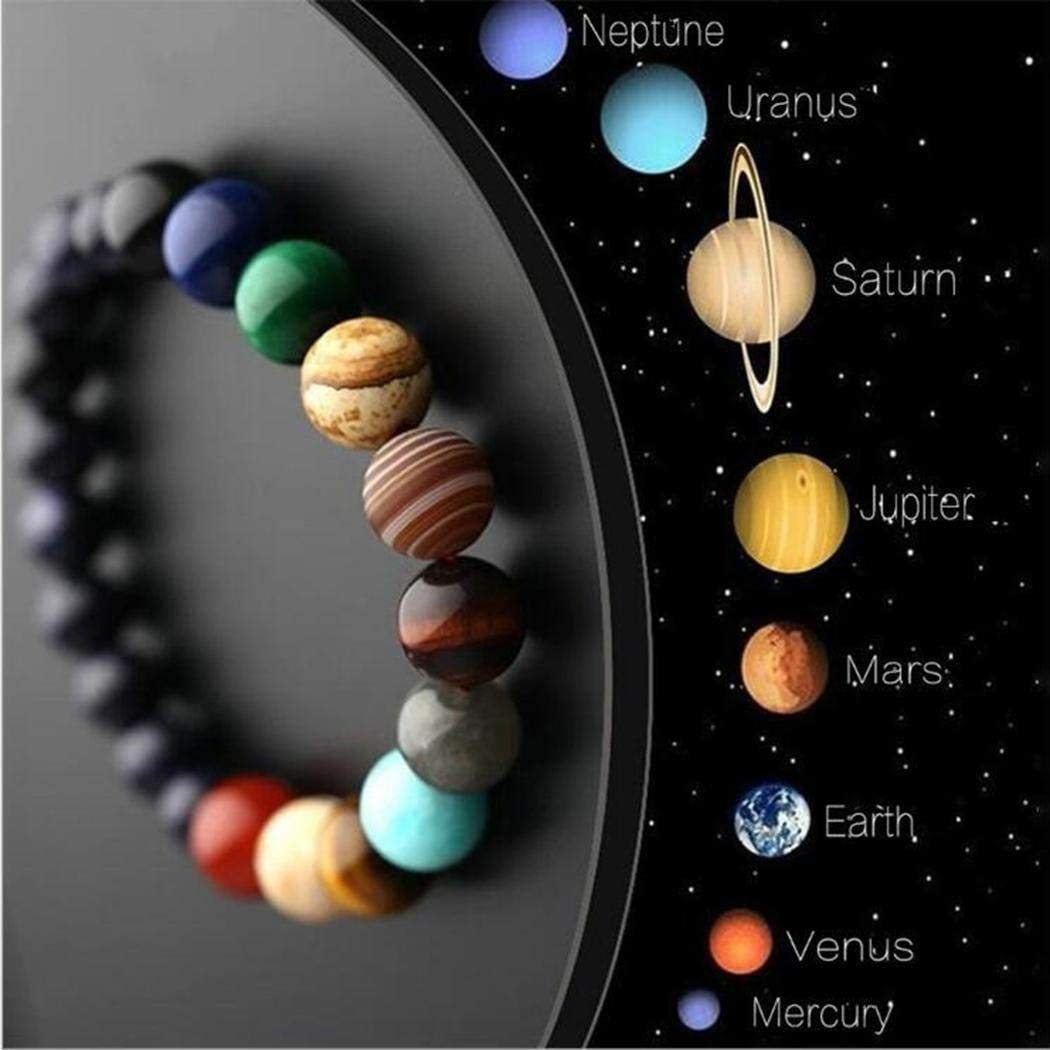 **7 Chakra Black Lava Stone Bracelet for Men & Women – Natural Elastic Yoga Beads, Healing Gemstone Jewelry for Meditation & Spiritual Balance**