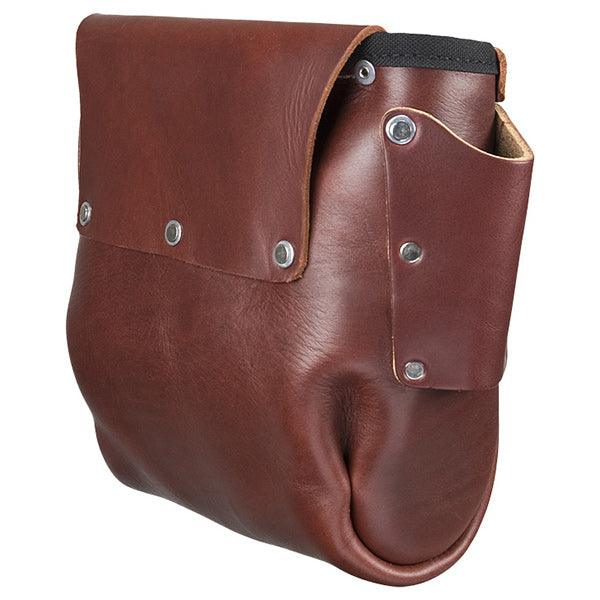 Iron Workers Leather Bolt Bag - Heavy Duty Tool Pouch for Construction, Carpentry & DIY Projects - Perfect for Nails, Screws & Hardware Storage on Job Sites